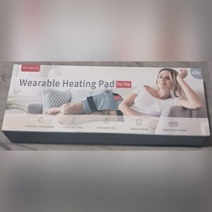 Hip Heating Pad Comfytemp Wearable 3 Temps Auto Shut Off Size L/XL Heat